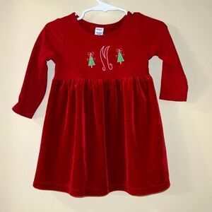 New M Monogram Christmas Dress